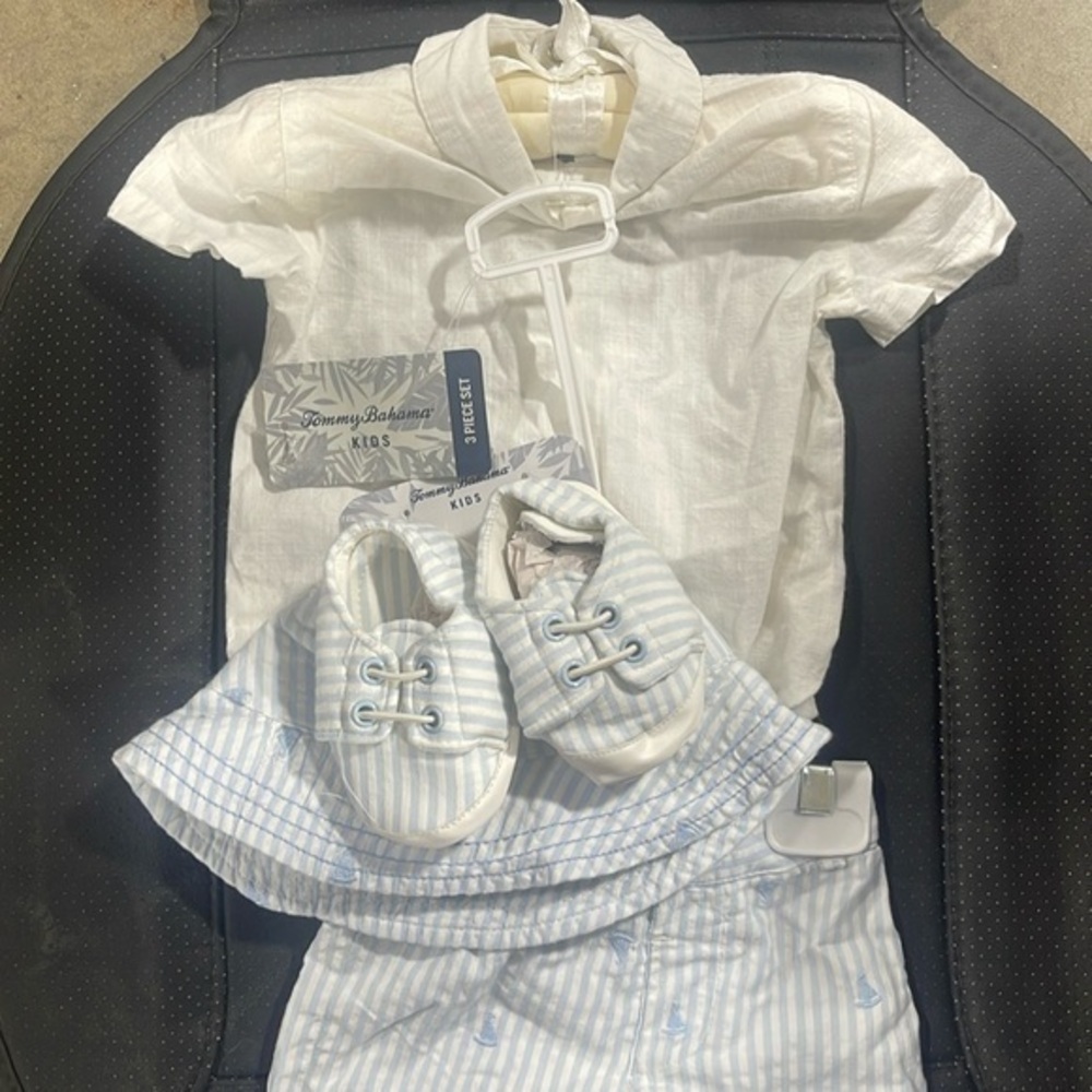 Tommy Bahama brand new 3 piece infant set 3-6M